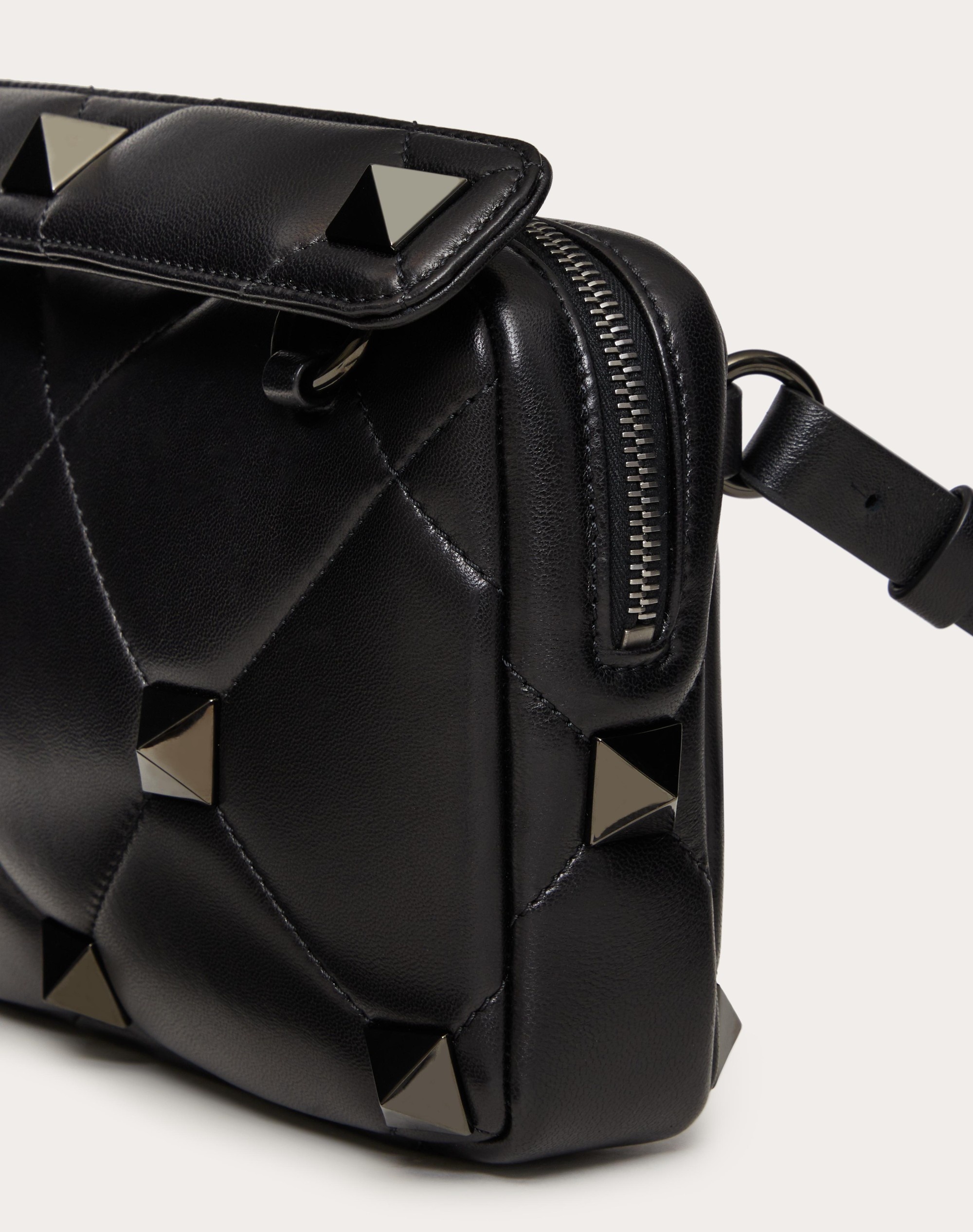 ROMAN STUD NAPPA LEATHER CROSSBODY BAG - 8