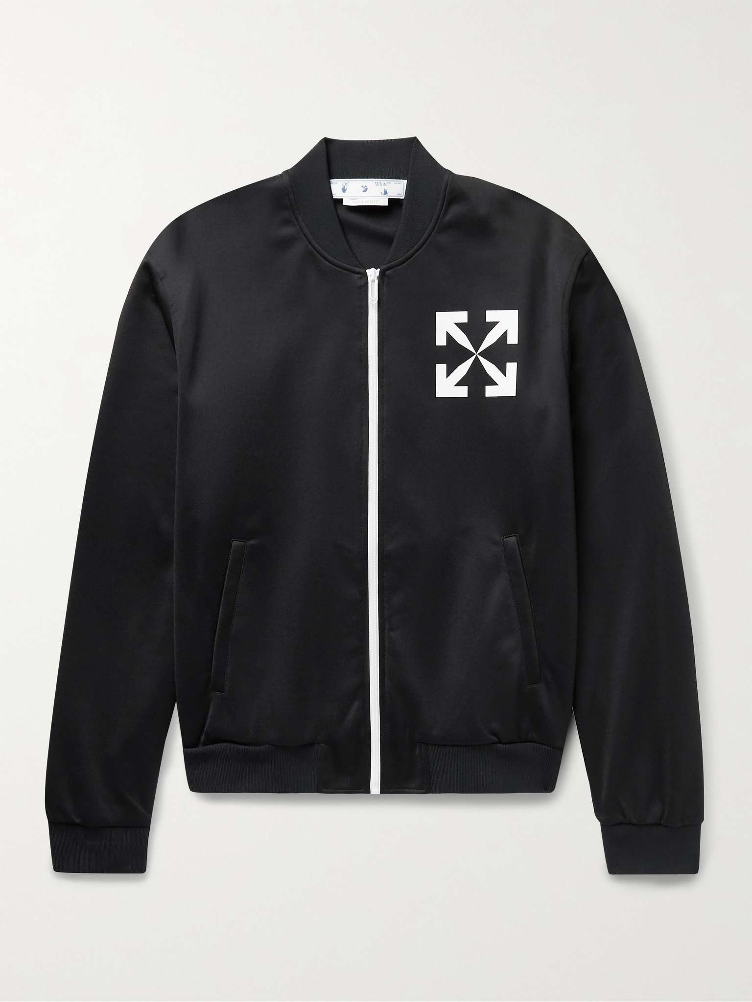 Off white track jacket best sale