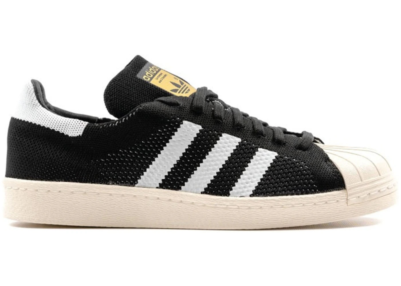 adidas Superstar 80s Primeknit Black White - 1