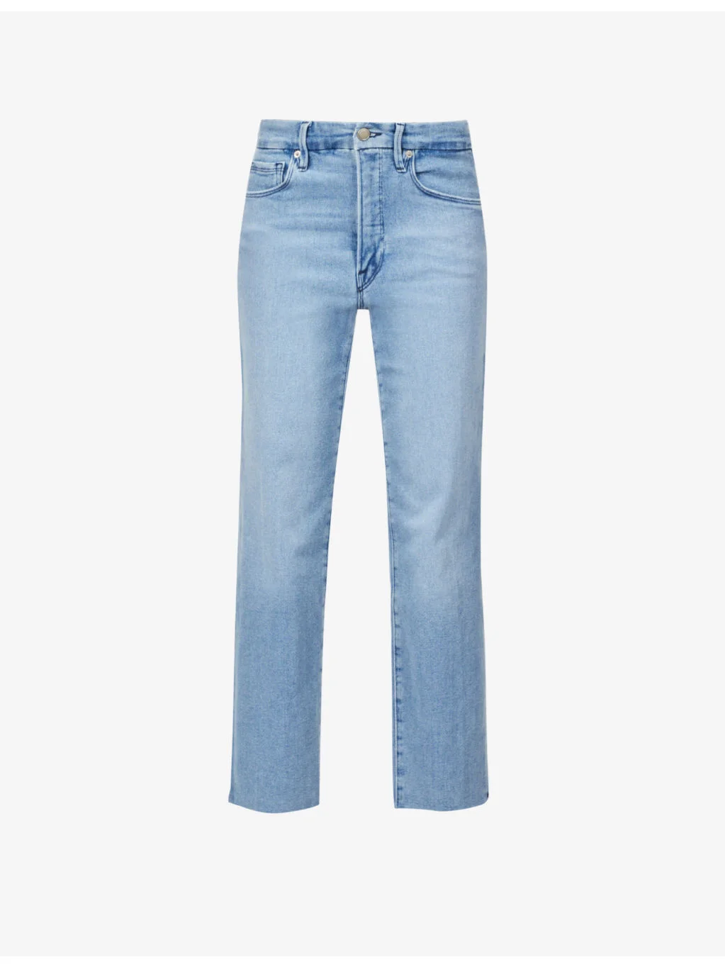 Good Straight straight-leg high-rise stretch-denim jeans - 1