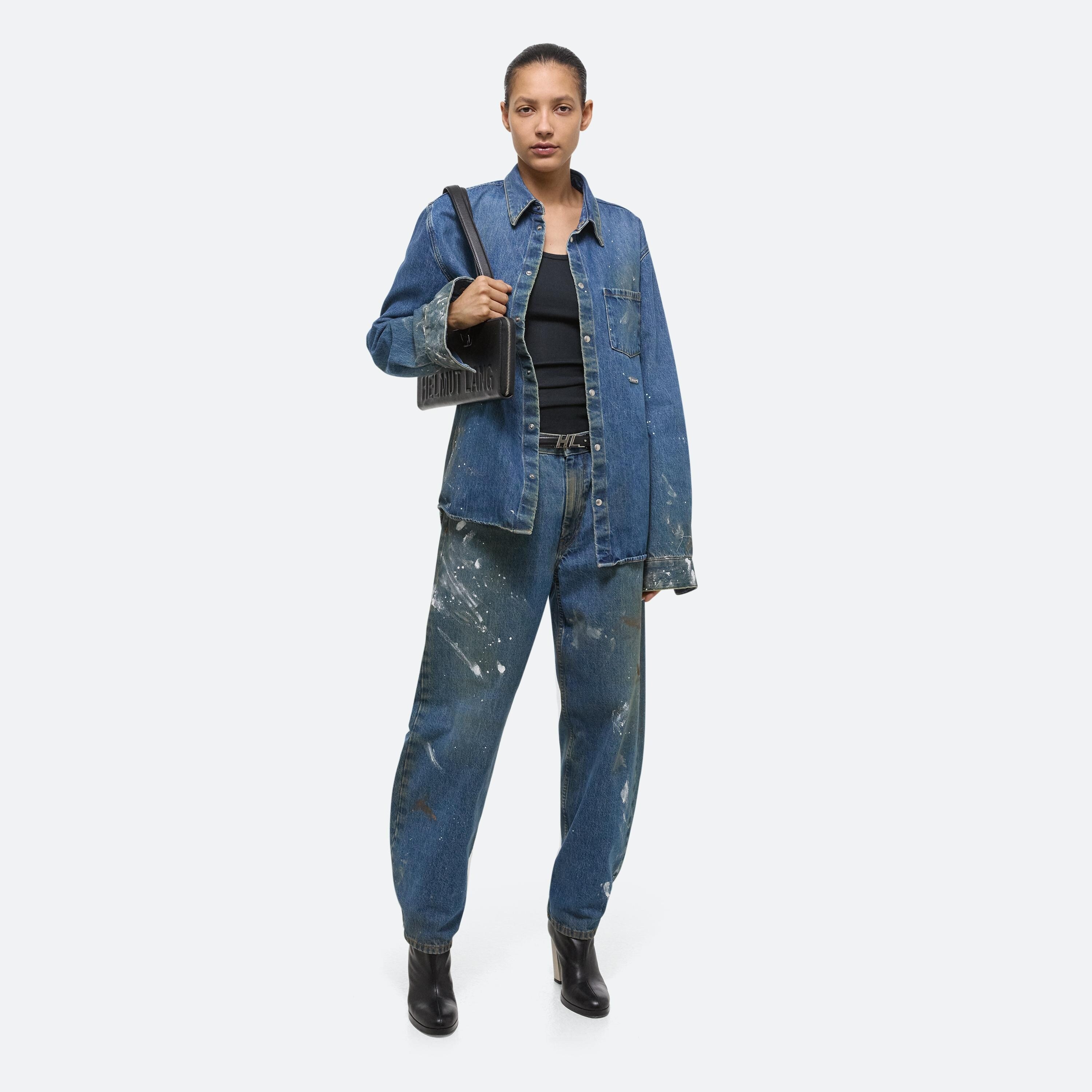 PAINTED DENIM SHIRT - 2