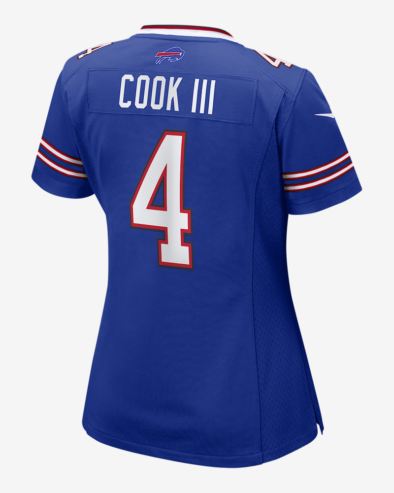 Nike James Cook III Buffalo Bills Women’s Nike NFL Game Jersey outlook