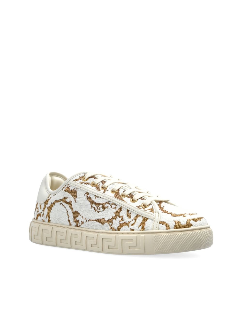 Barocco-jacquard sneakers - 2