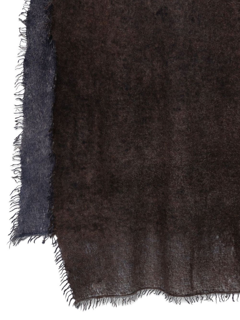 Faliero Sarti frayed cashmere scarf outlook