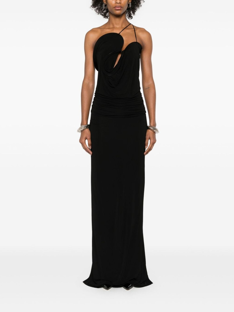CHRISTOPHER ESBER wave-coil draped gown outlook