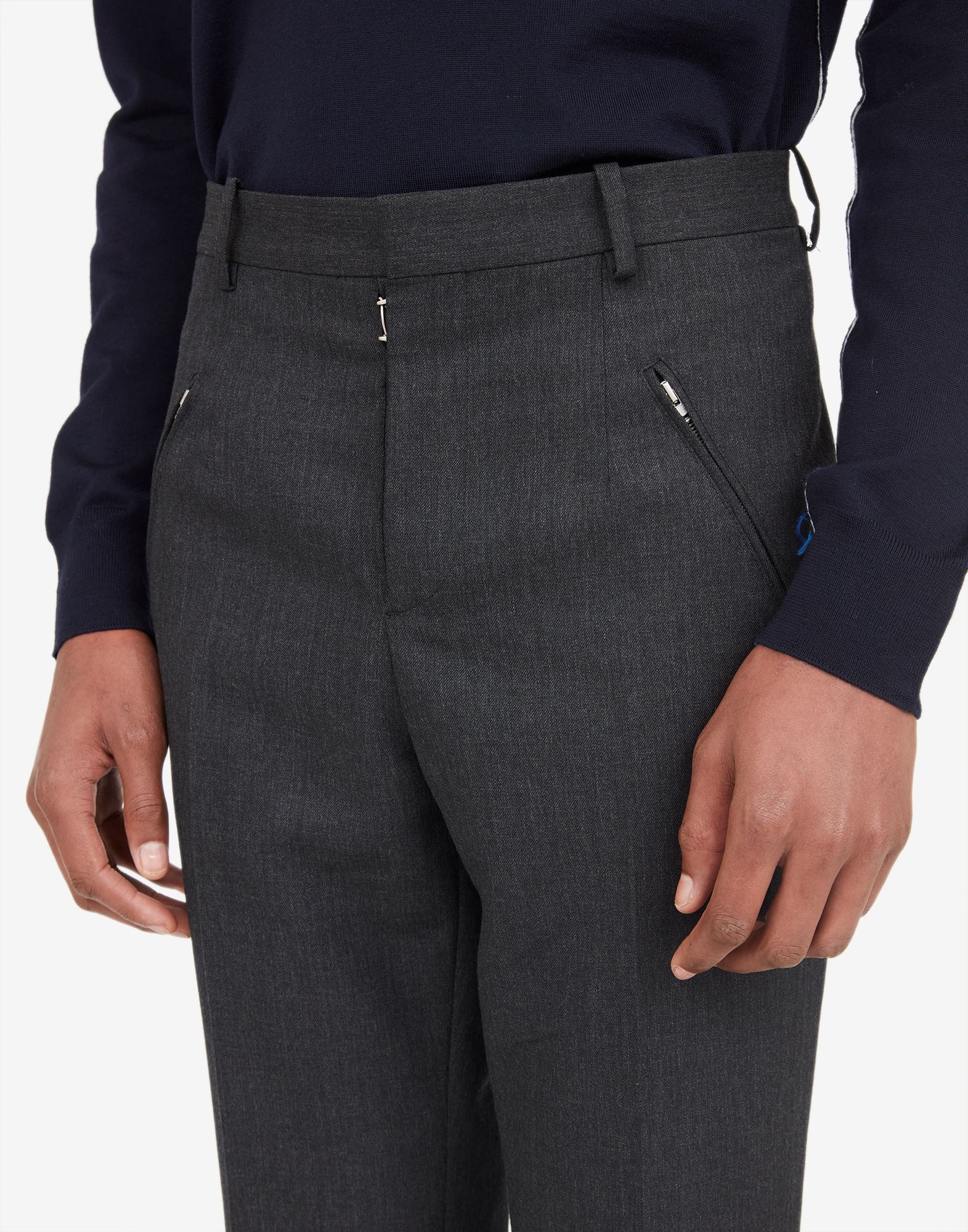 Wool twill trousers - 6