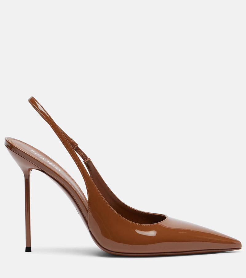 Lidia 105 patent leather slingback pumps 5