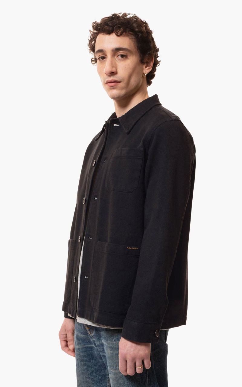 BARNEY WORKER JACKET BLACK - 7