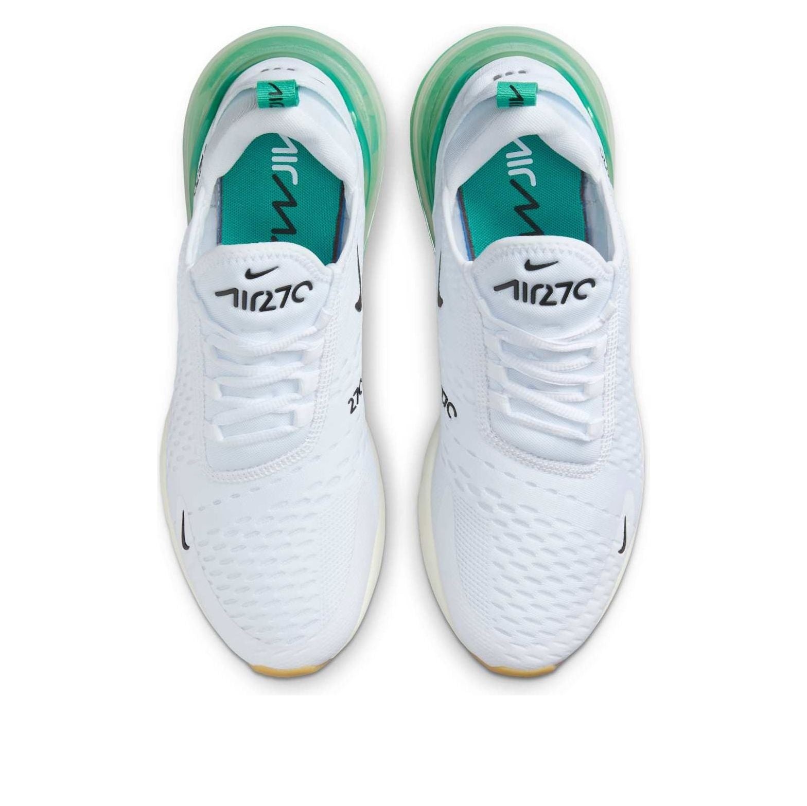 (WMNS) Nike Air Max 270 'White Summit White Stadium Green Black' AH6789-125 - 4