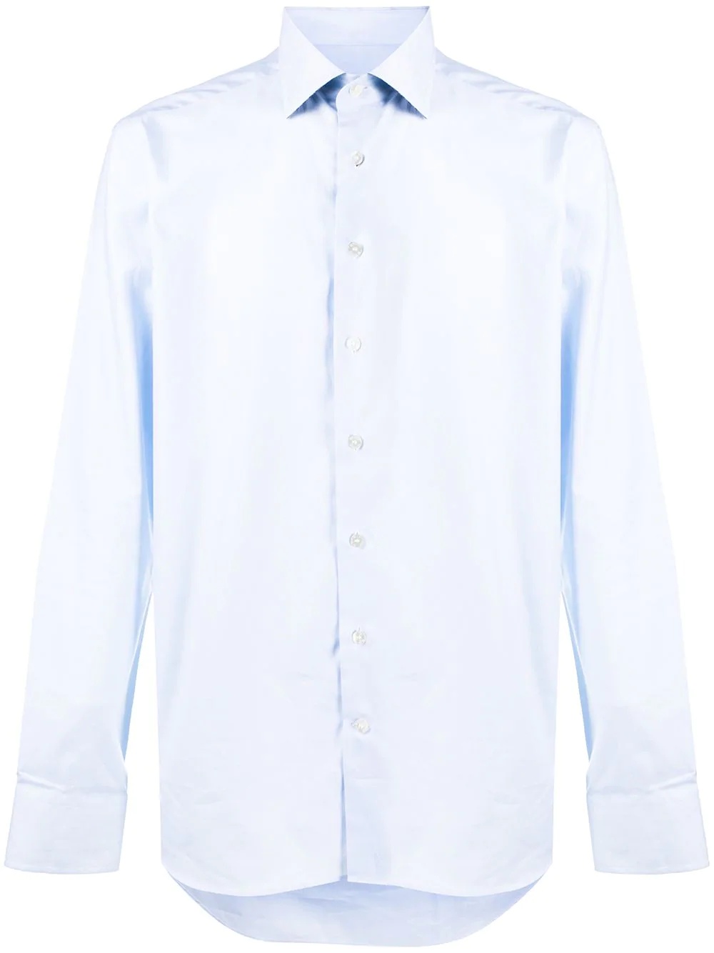 long-sleeved cotton shirt - 1