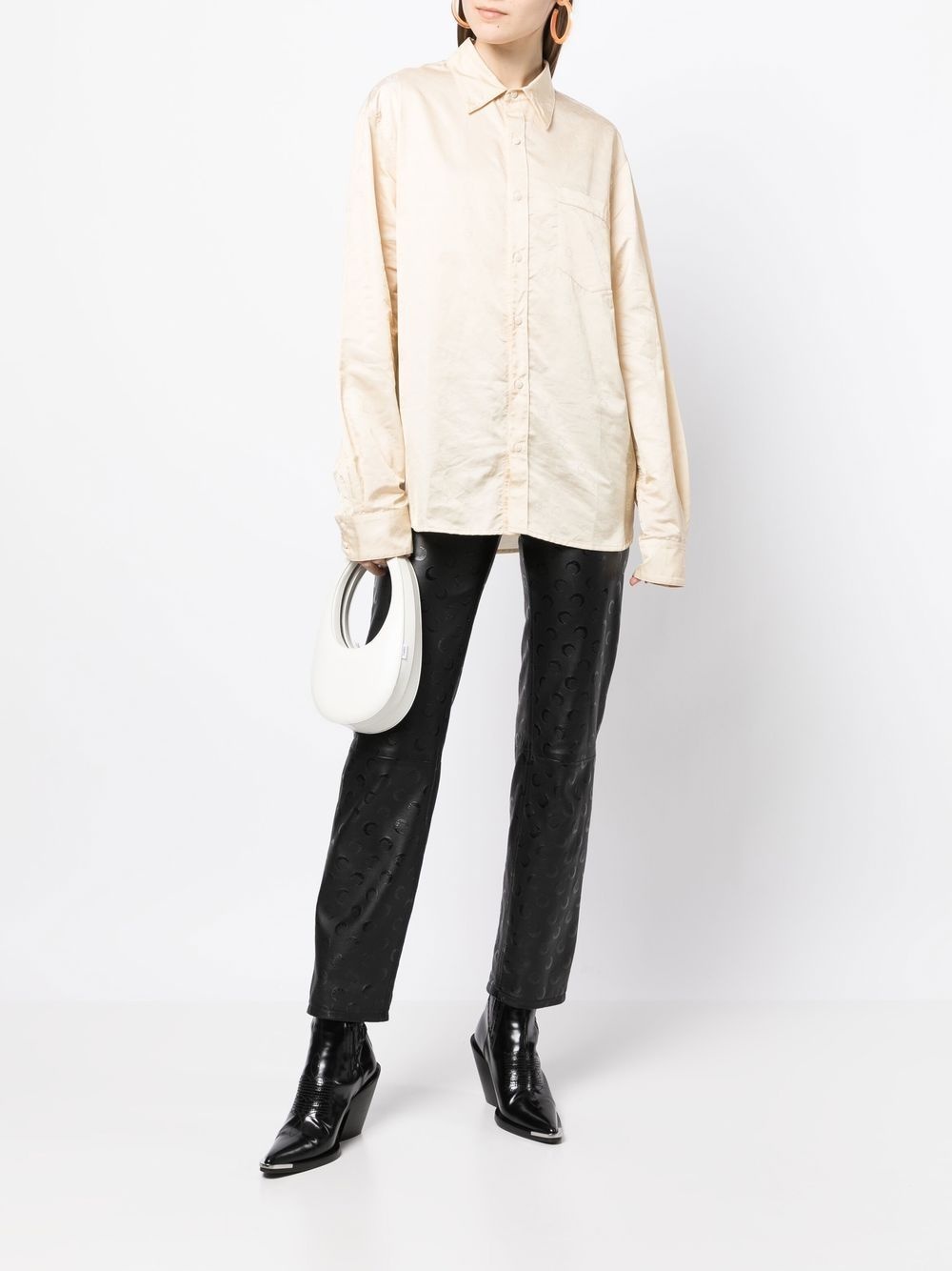 all-over logo-print shirt - 2
