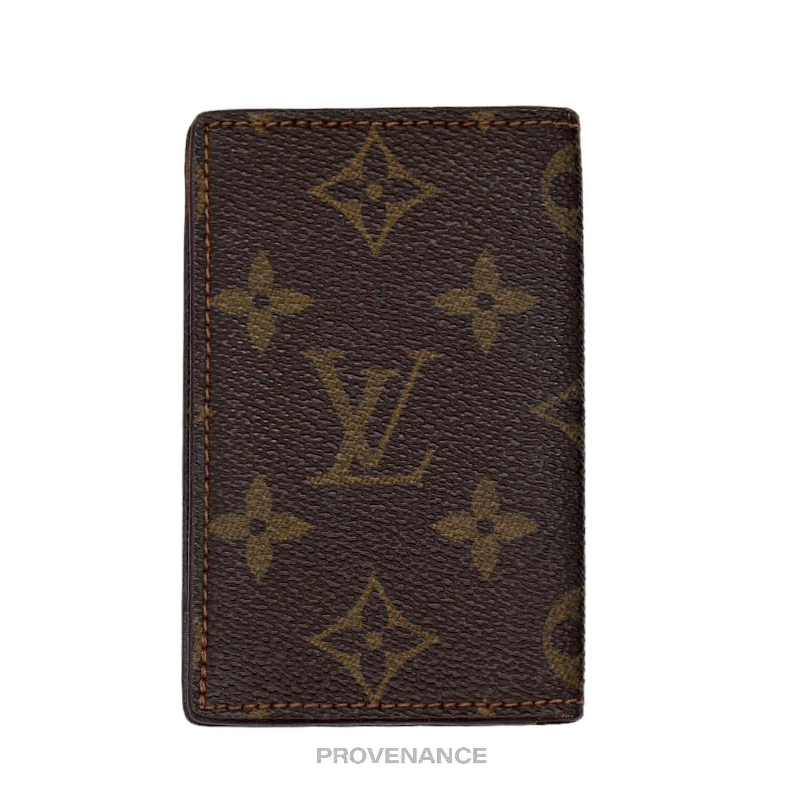 Louis Vuitton Pocket Organizer Card Wallet - Monogram Small "f" - 3