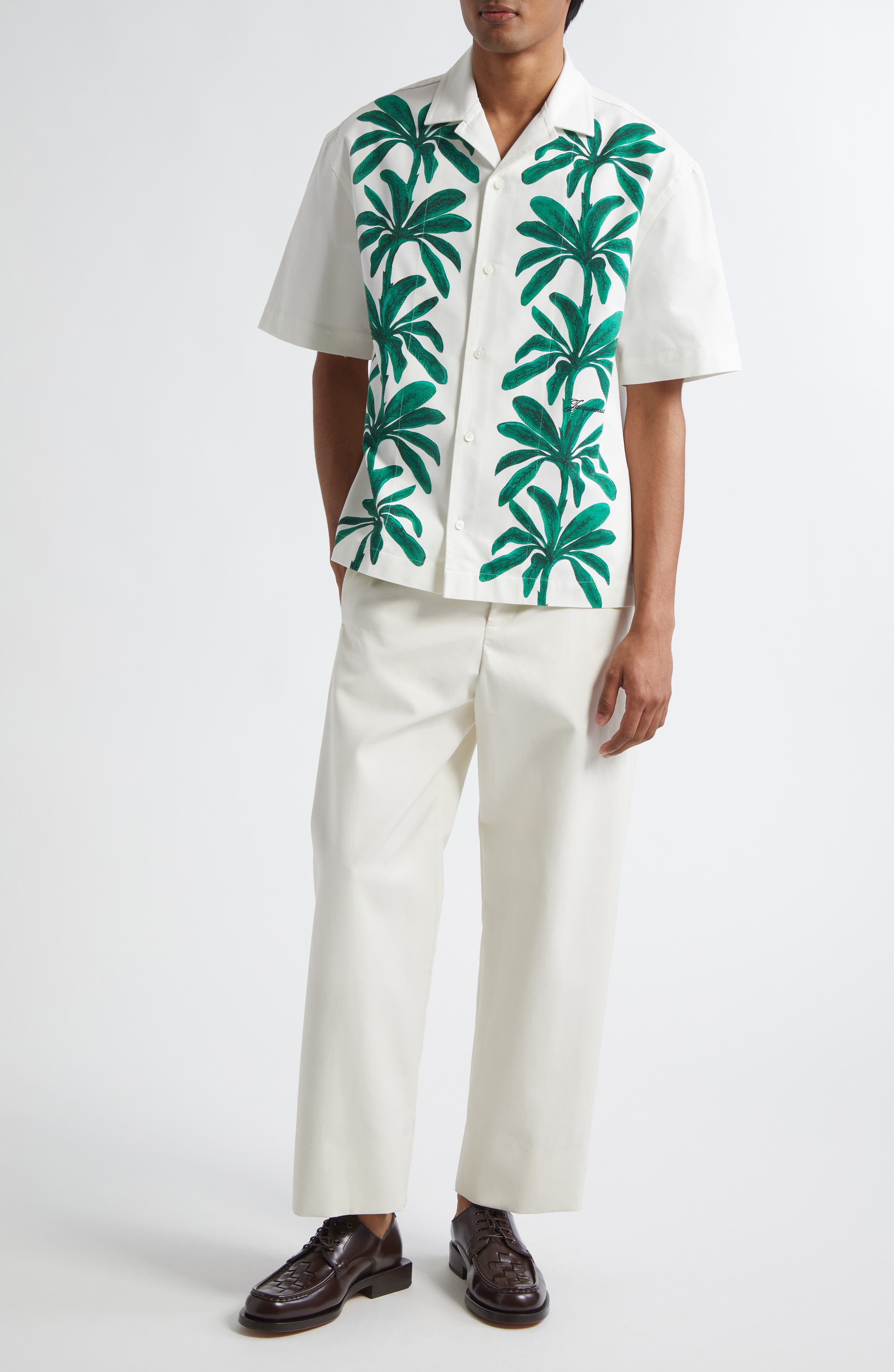 Jacquemus La Croisière Marino Pants in Off-White at Nordstrom - 2