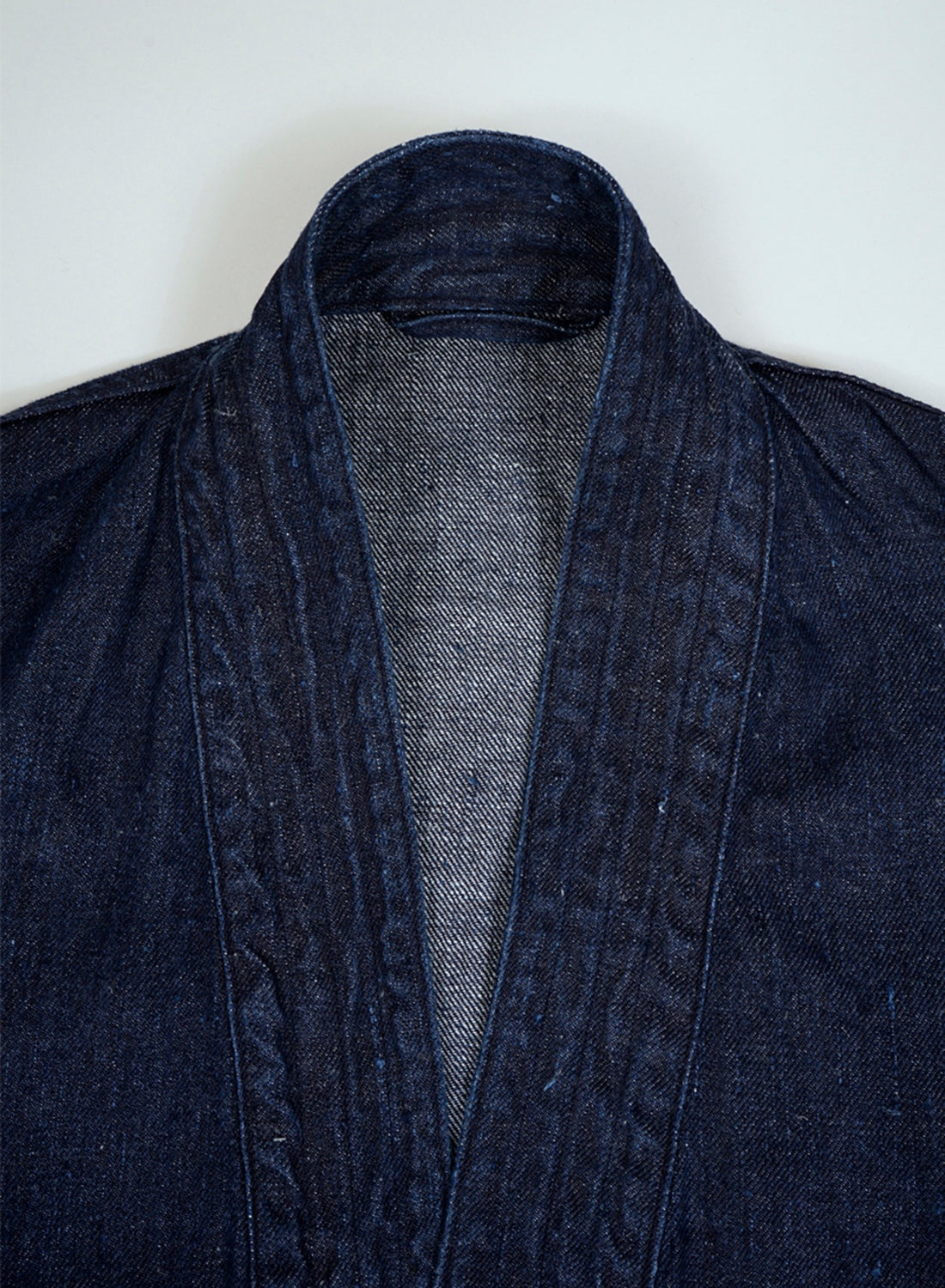 M43 Type Work Jacket Hemp Denim in Indigo - 8