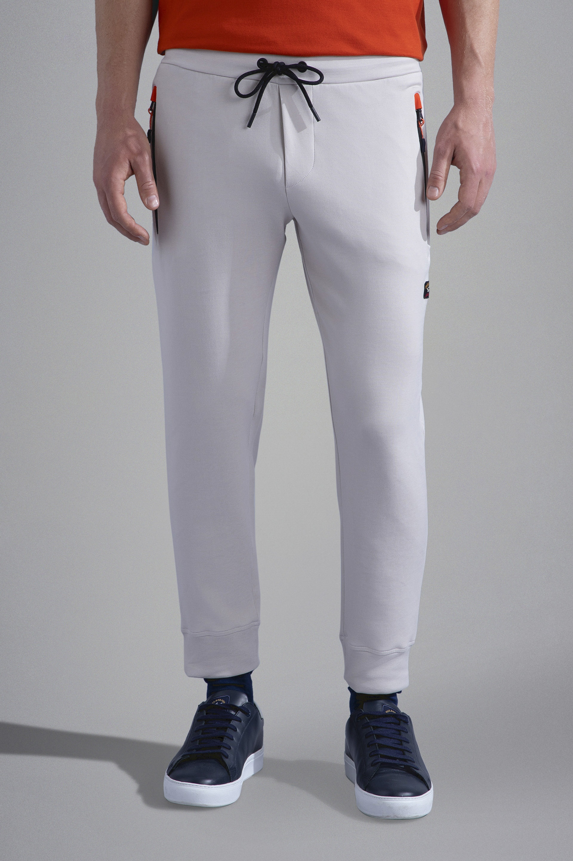 COTTON TRACKPANTS WITH CONTRASTING DETAILS - 6
