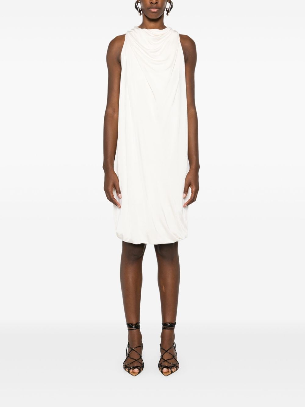 brooch-detail midi dress - 3