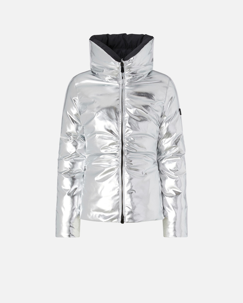 SHORT DOWN JACKET WITH MIRROR EFFECT 1