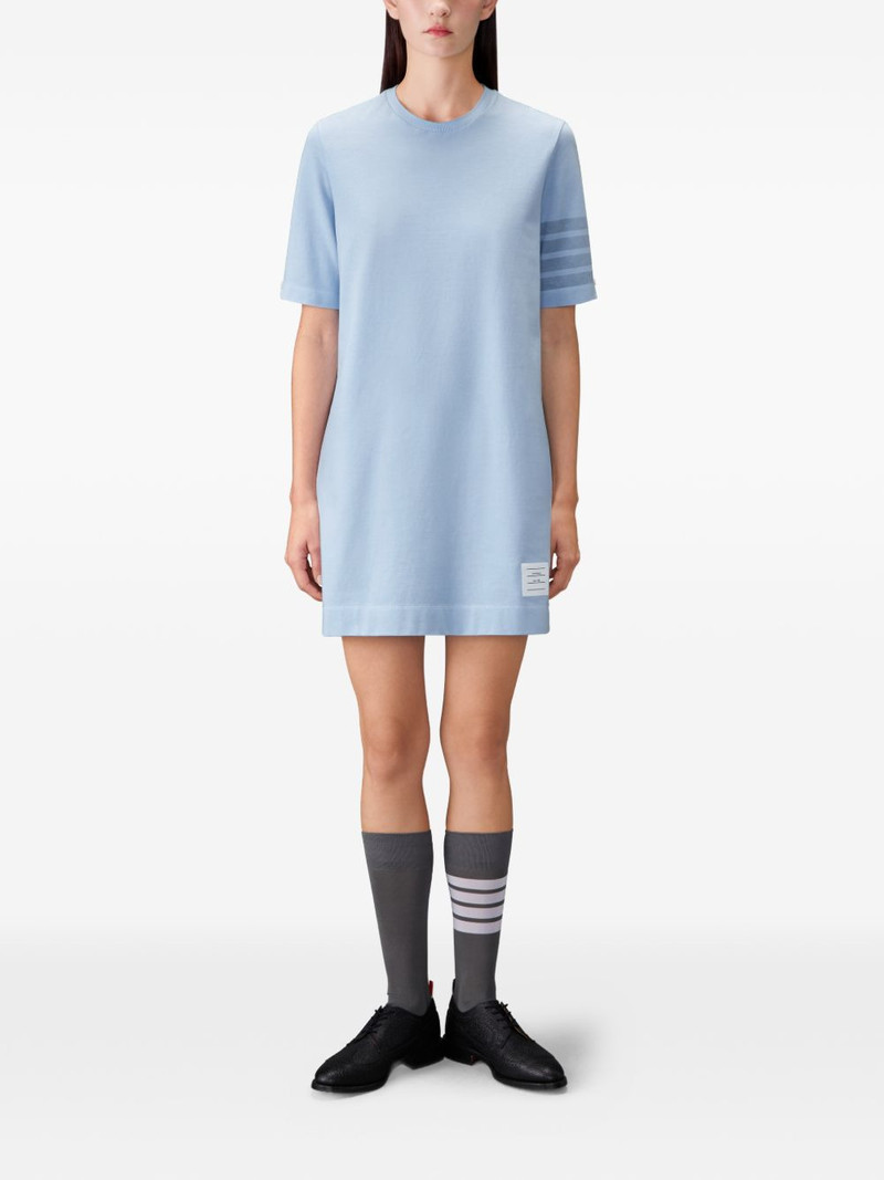 Thom Browne 4-bar jersey mini dress outlook