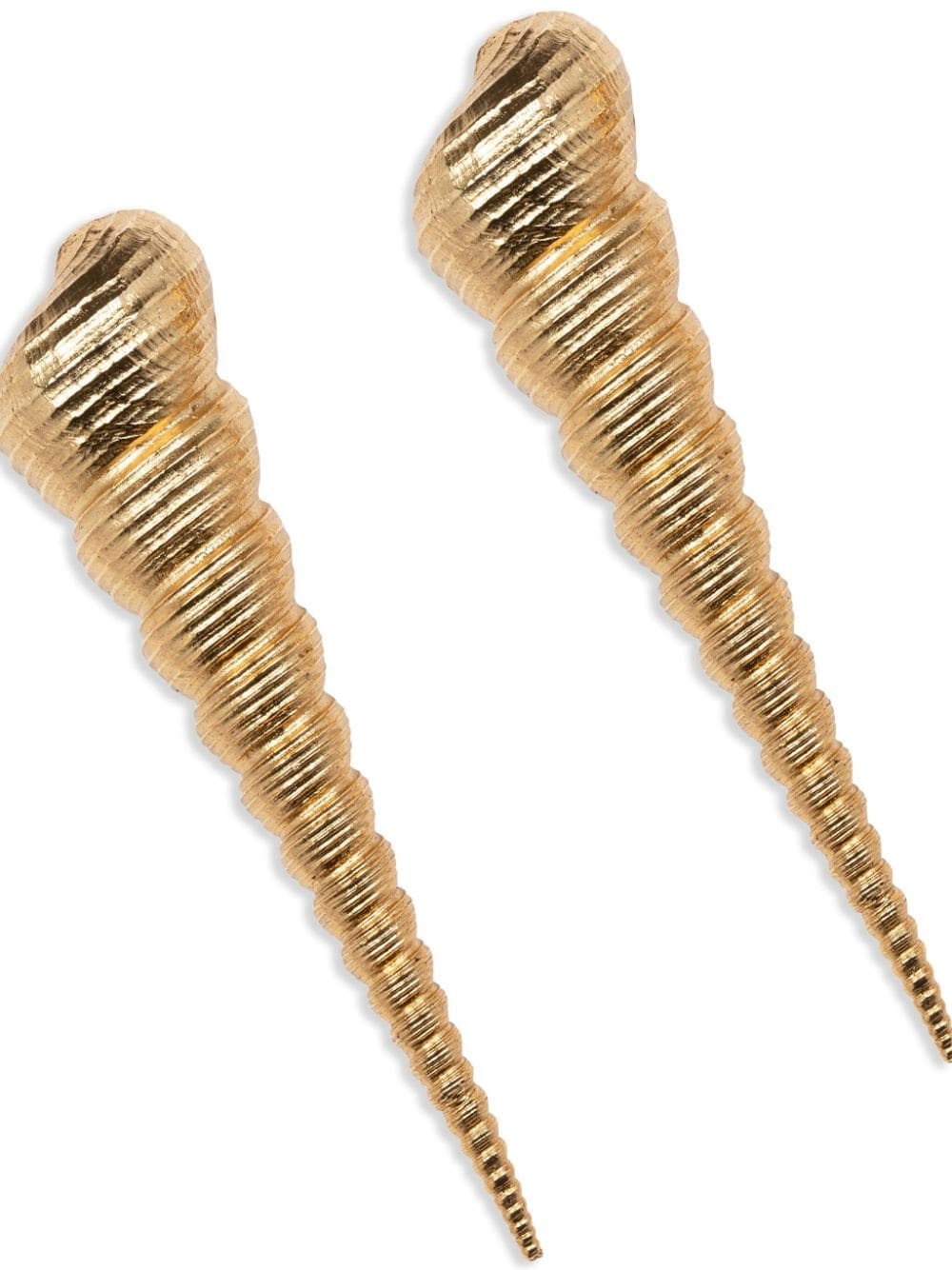 Bronte brushed-finish earrings - 2