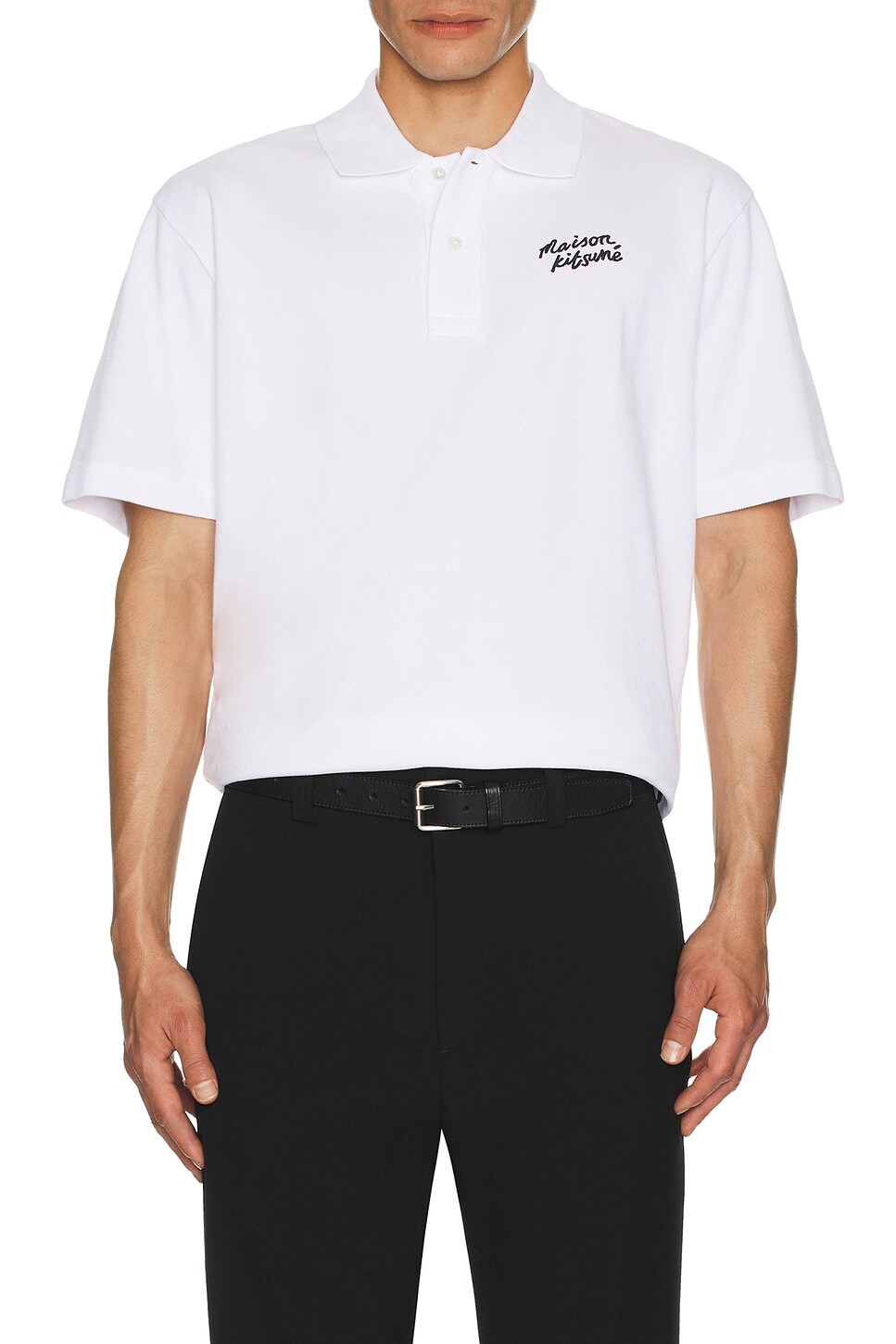 Maison Kitsune Handwriting Comfort Polo - 4