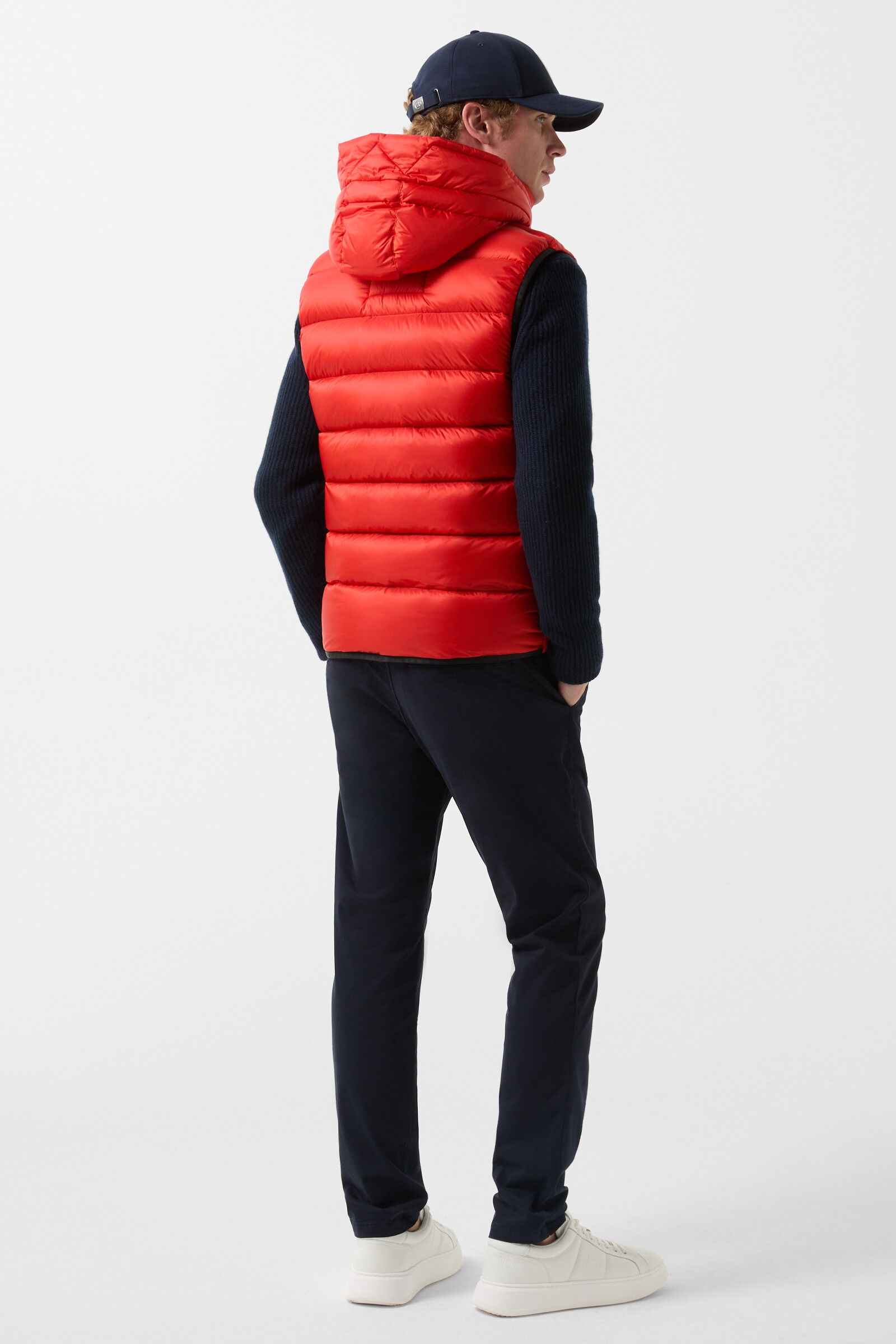 Holger Down vest in Red - 3
