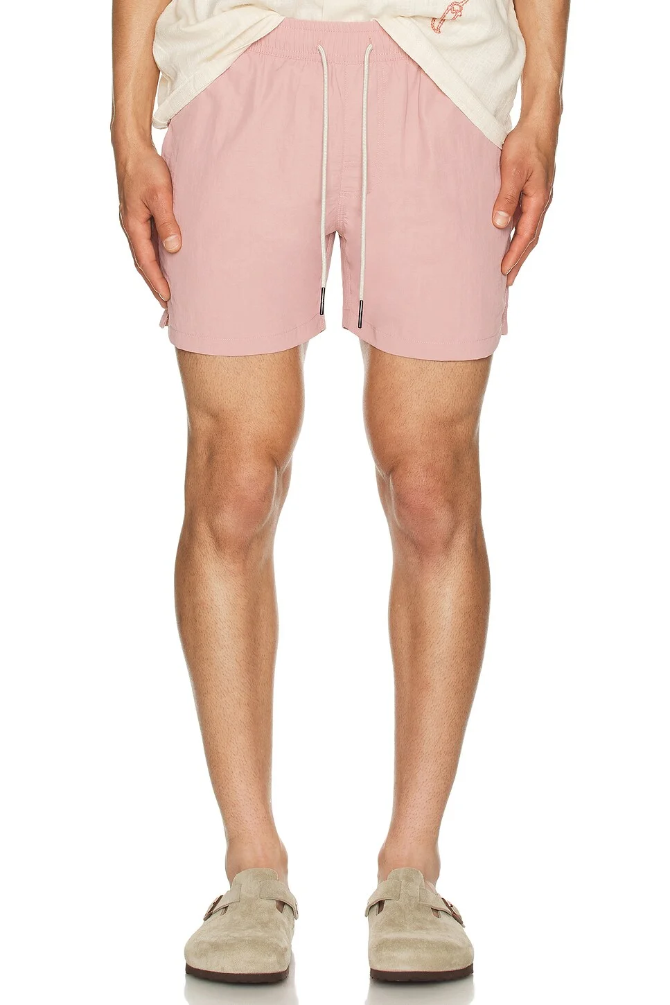 Blush Nylon Swim Shorts - 1