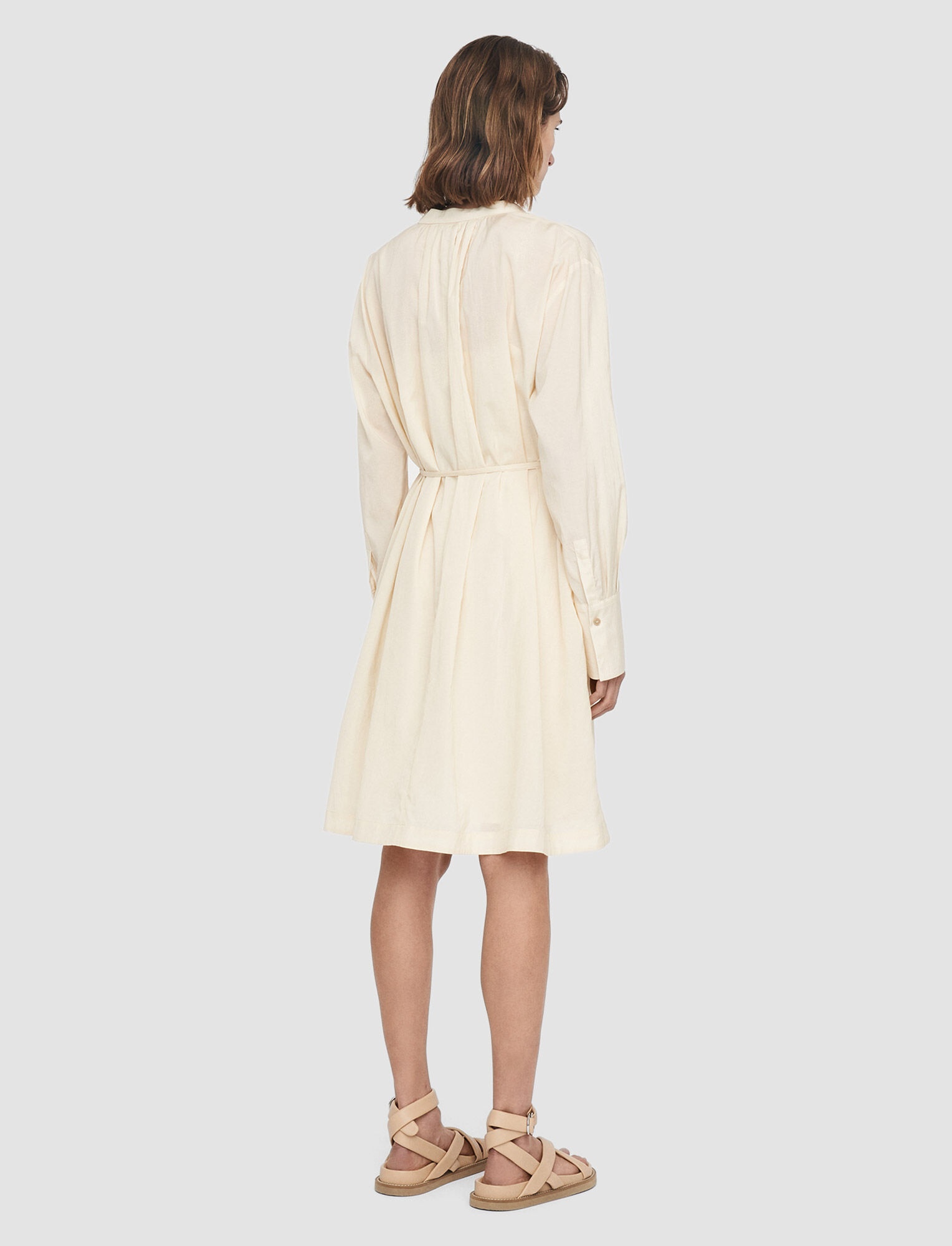 Airy Cotton Viscose Dartmouth Dress - 3