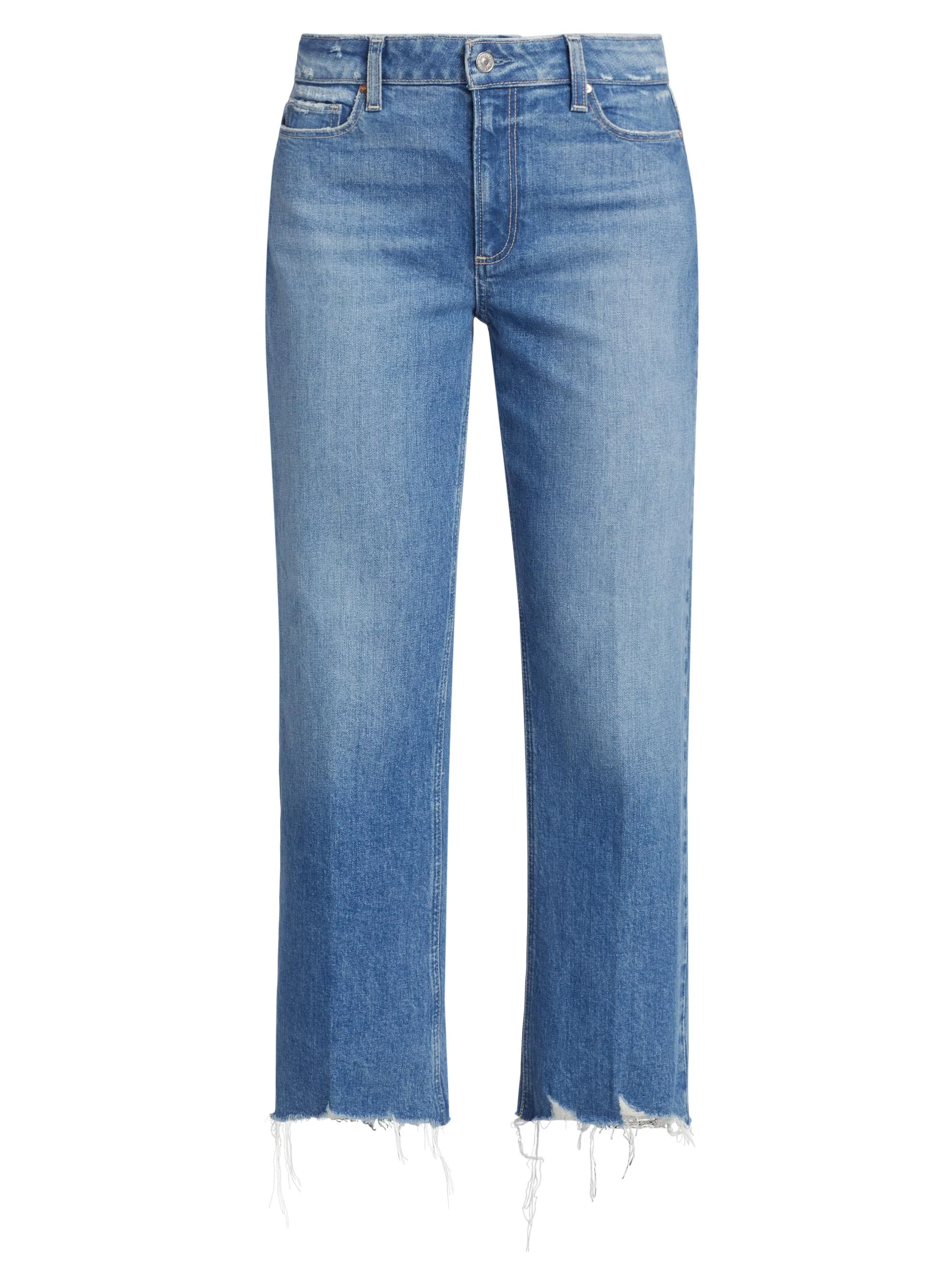Women's Leenah Straight-Leg Cropped Jeans - Charming With Allegro Hem - 1