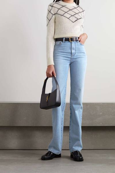 SAINT LAURENT Janice high-rise straight-leg jeans outlook