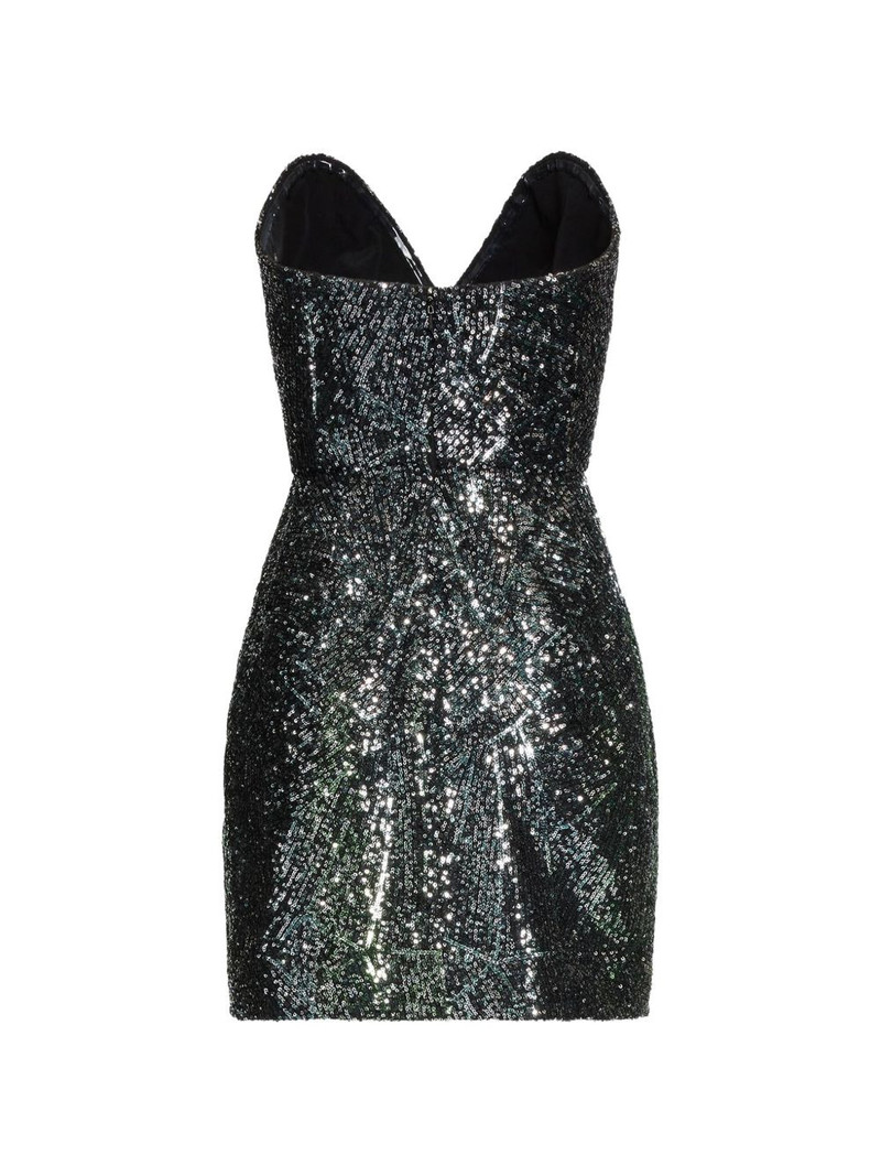 sequin-embellished heart-shaped mini dress 5