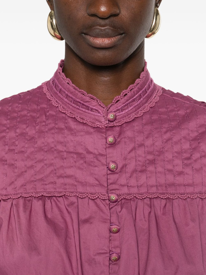 floral-cut-out scalloped shirt 5