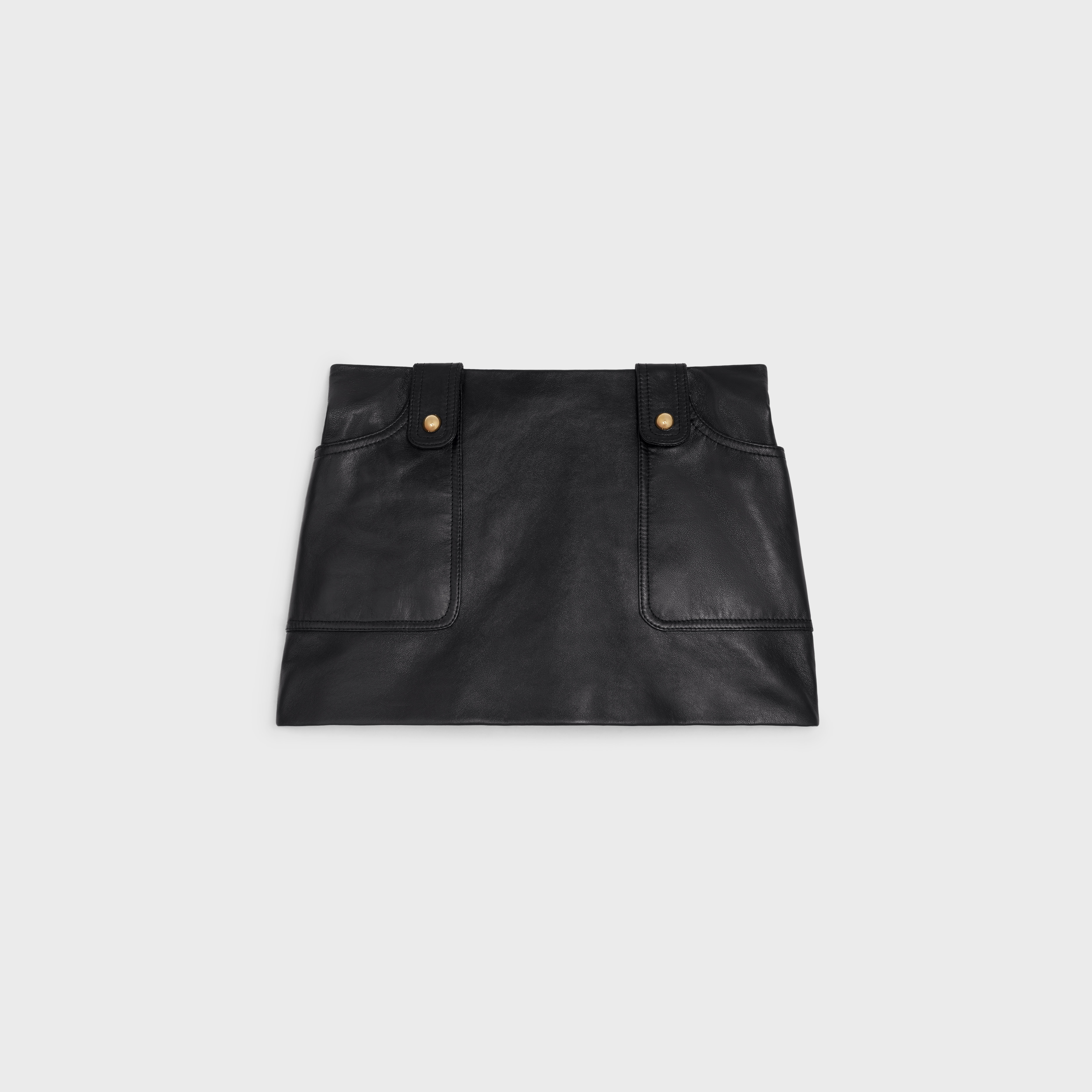 Mini skirt in soft lambskin - 1