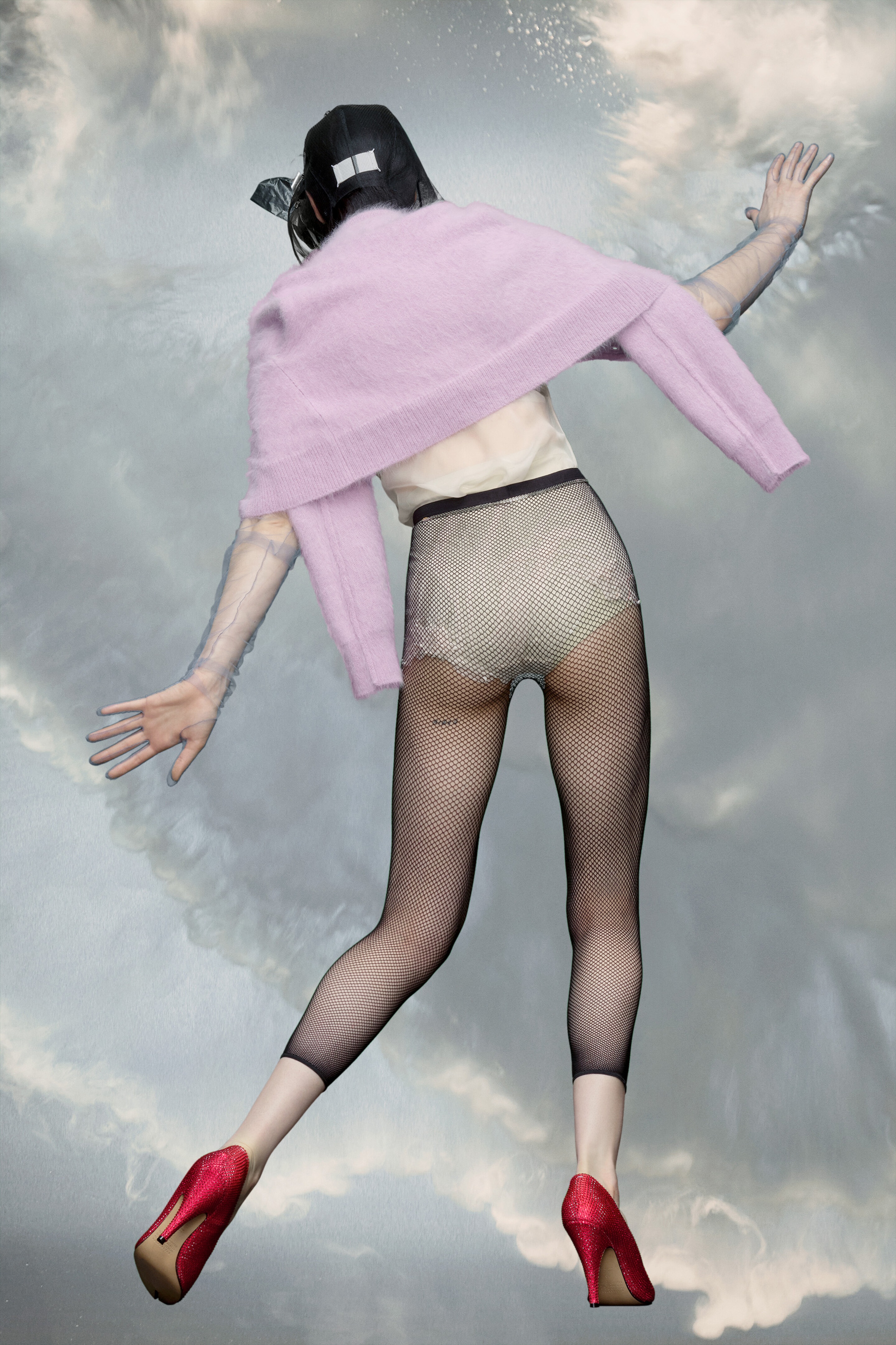 Cropped knit cardigan - 4