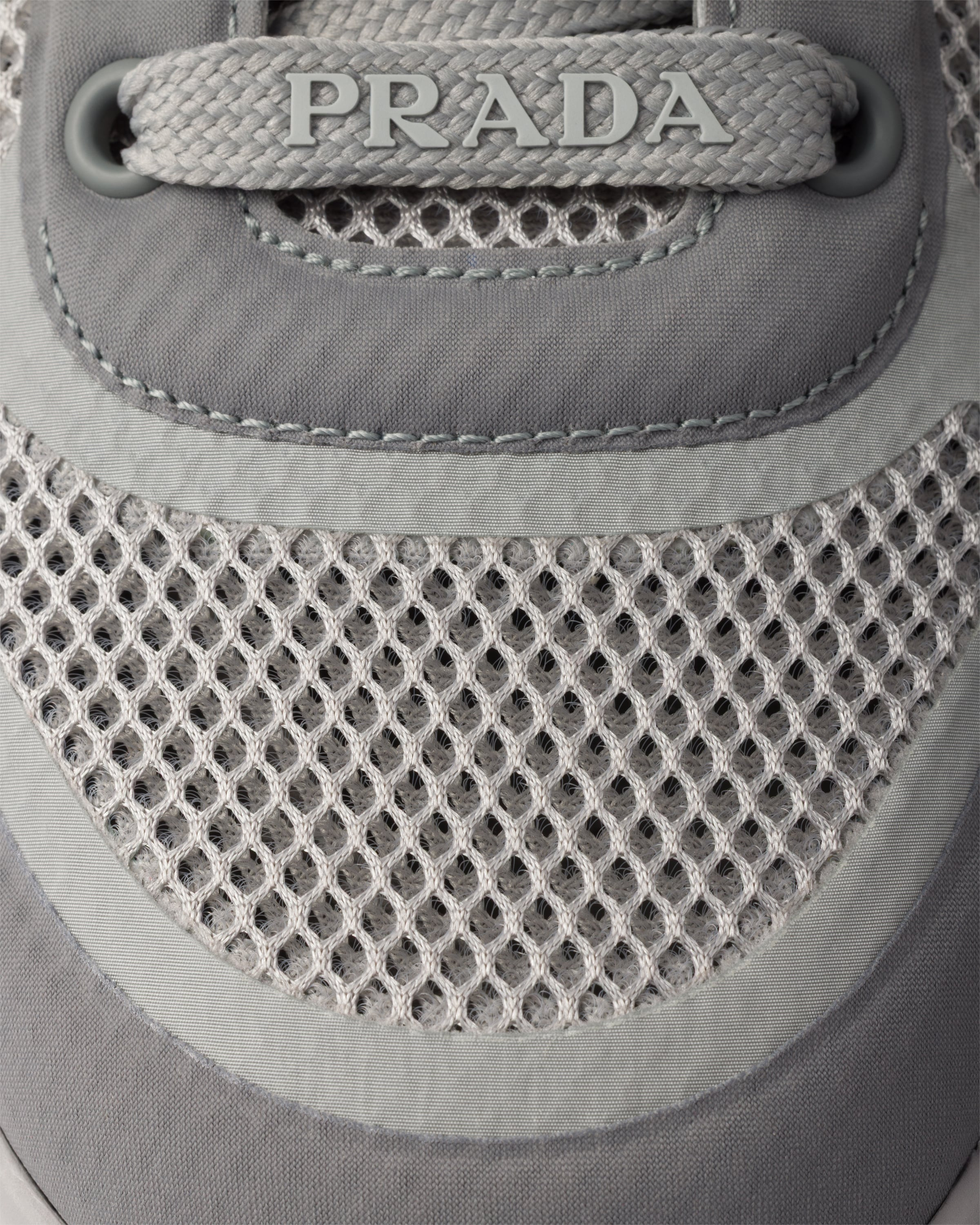 Re-Nylon and mesh fabric sneakers - 5