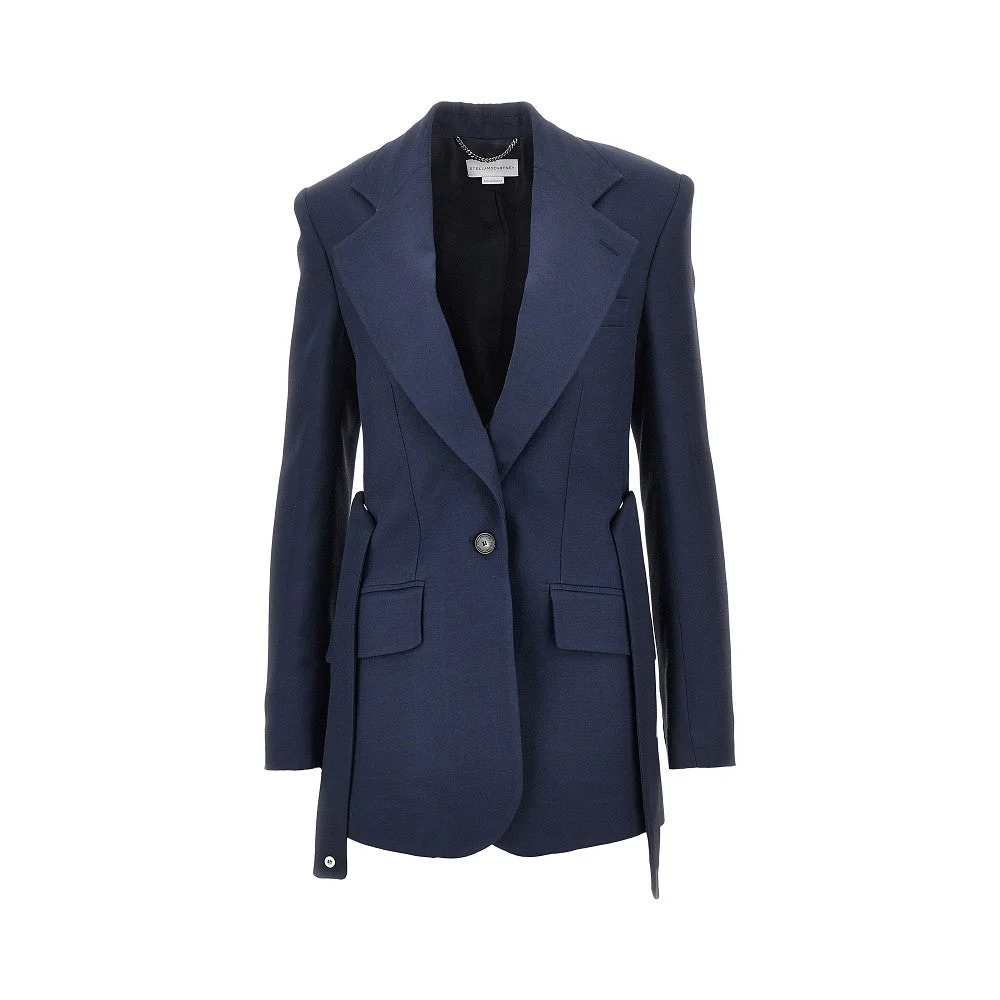 Stella McCartney Single-breasted Jacket Blue Women - 1
