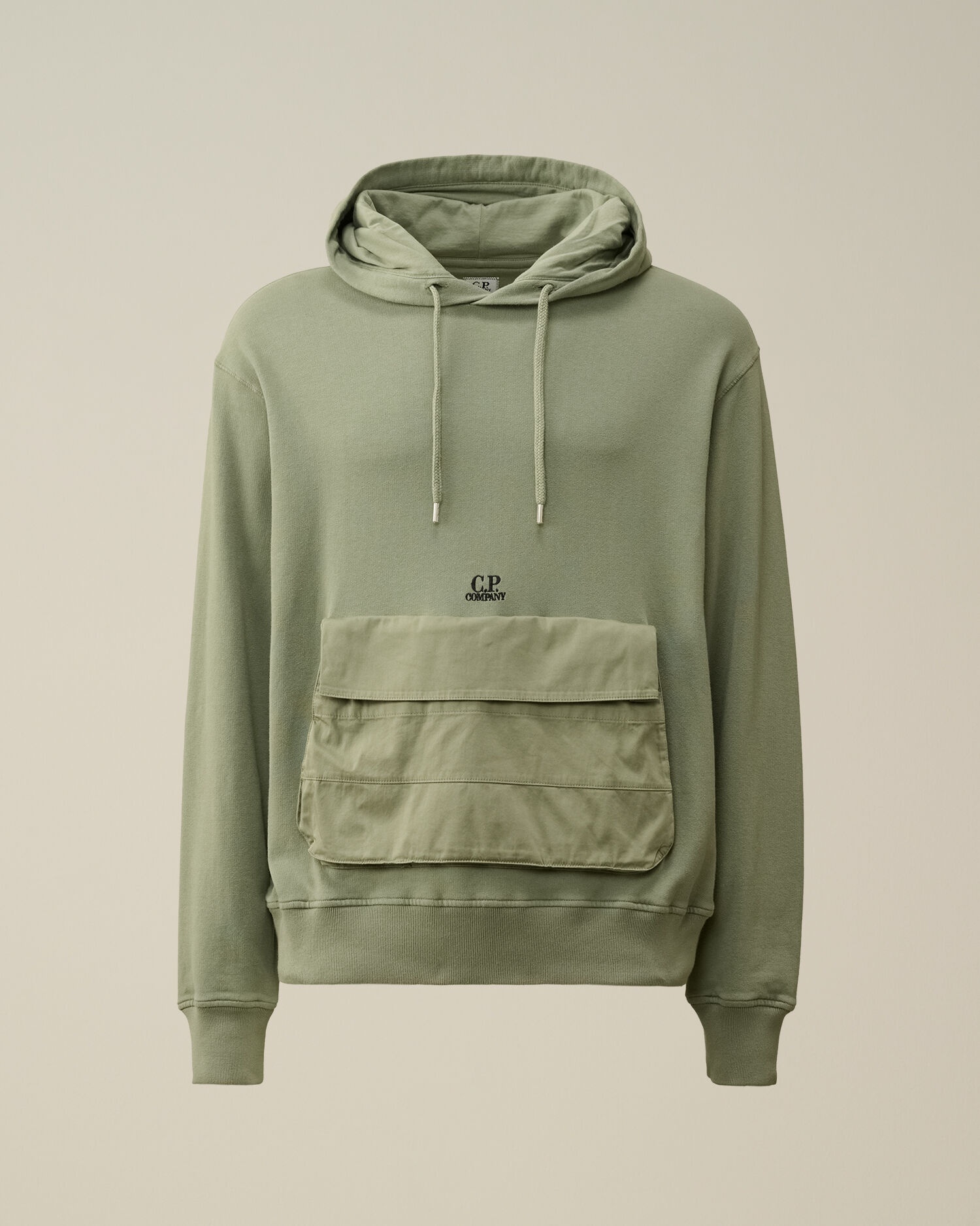 Cotton Fleece Mixed Hoodie - 1