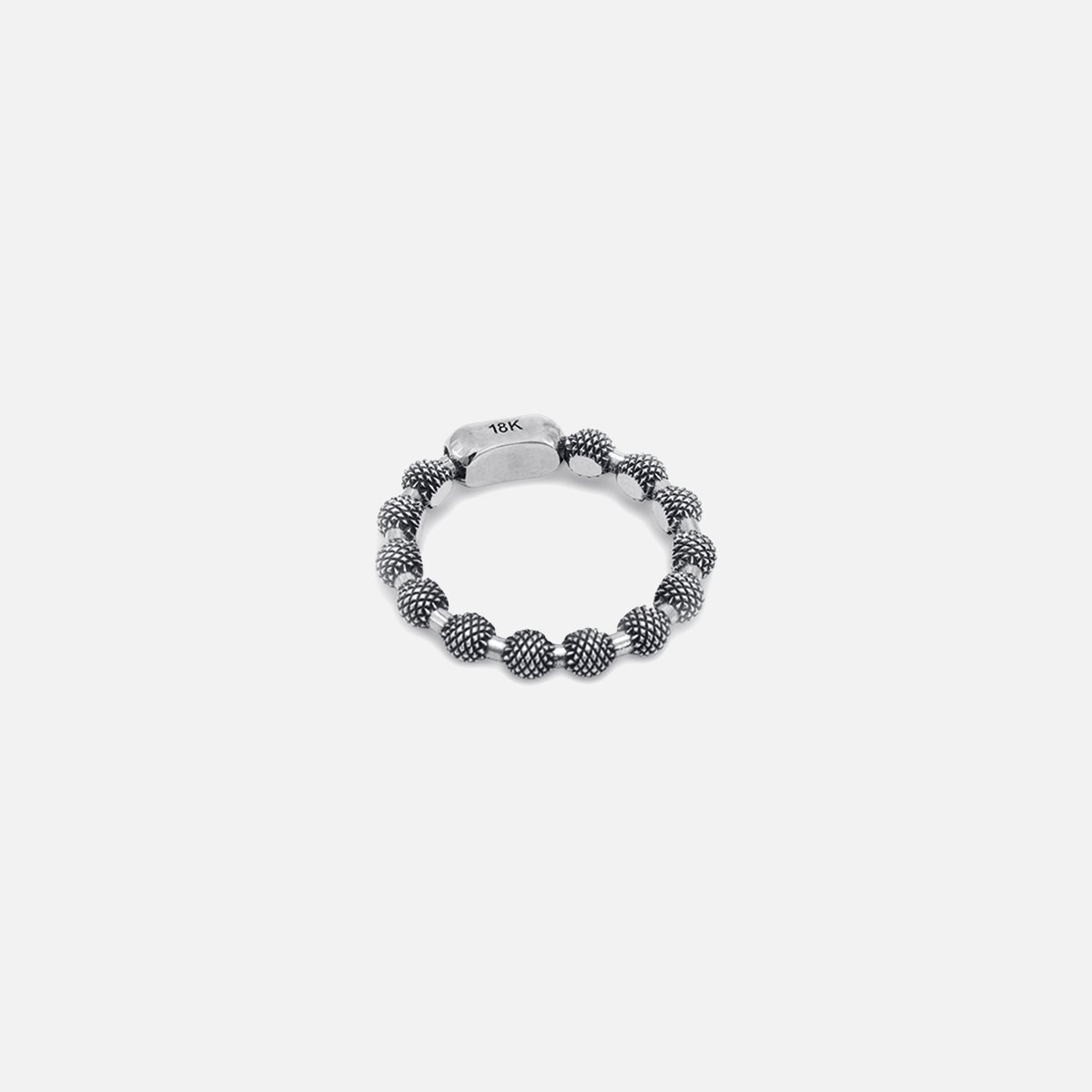 RS-BAL10-GB GOOD ART HLYWD Ball Chain 10 Ring Goosebumps - Sterling Silver - 4