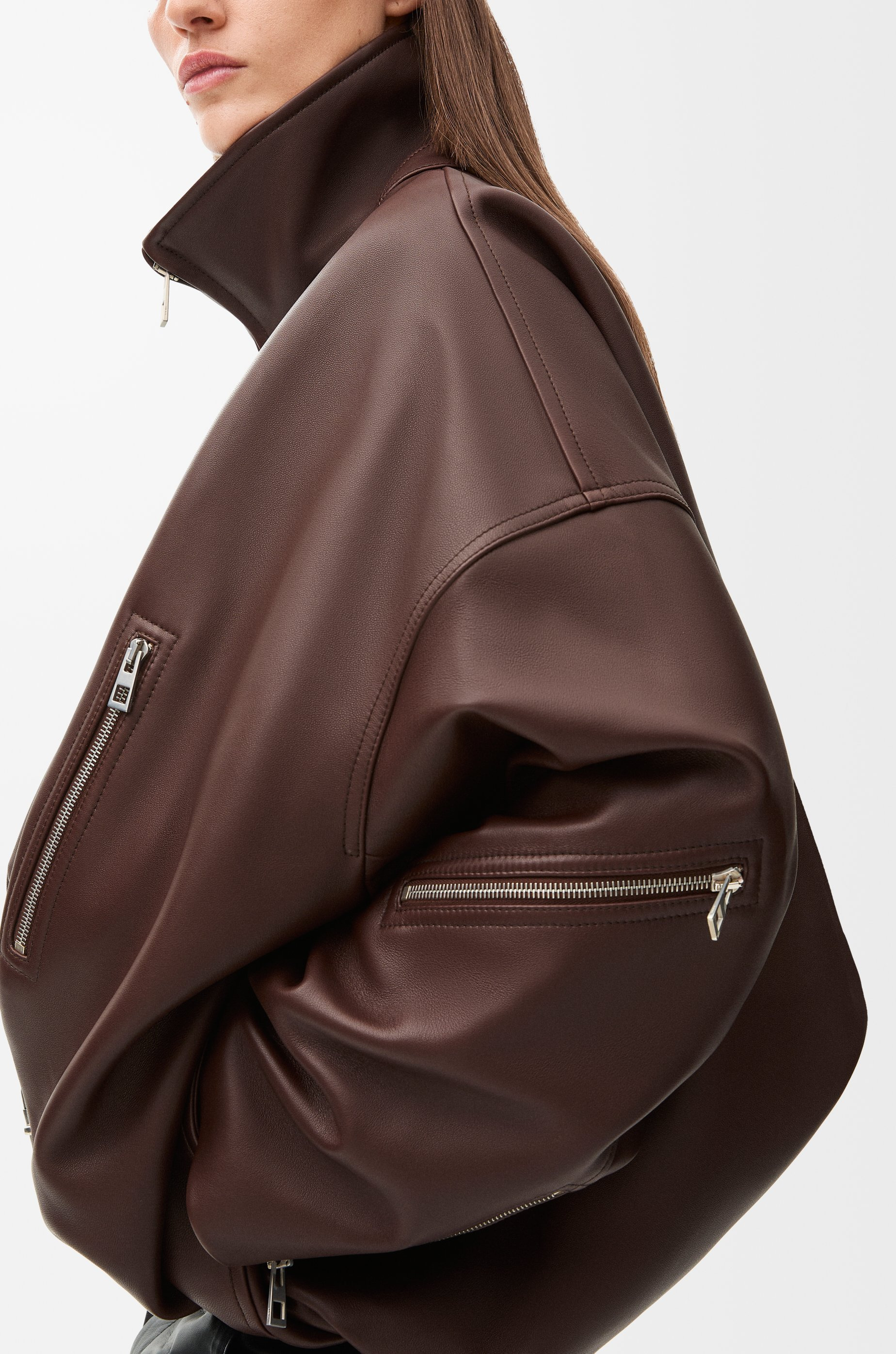 Balloon jacket in nappa lambskin - 5