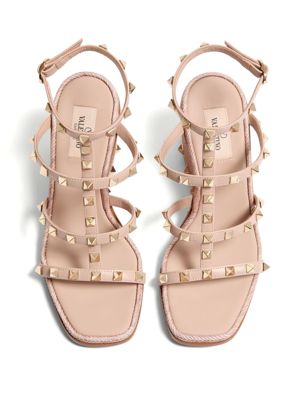 80mm Rockstud sandals - 4