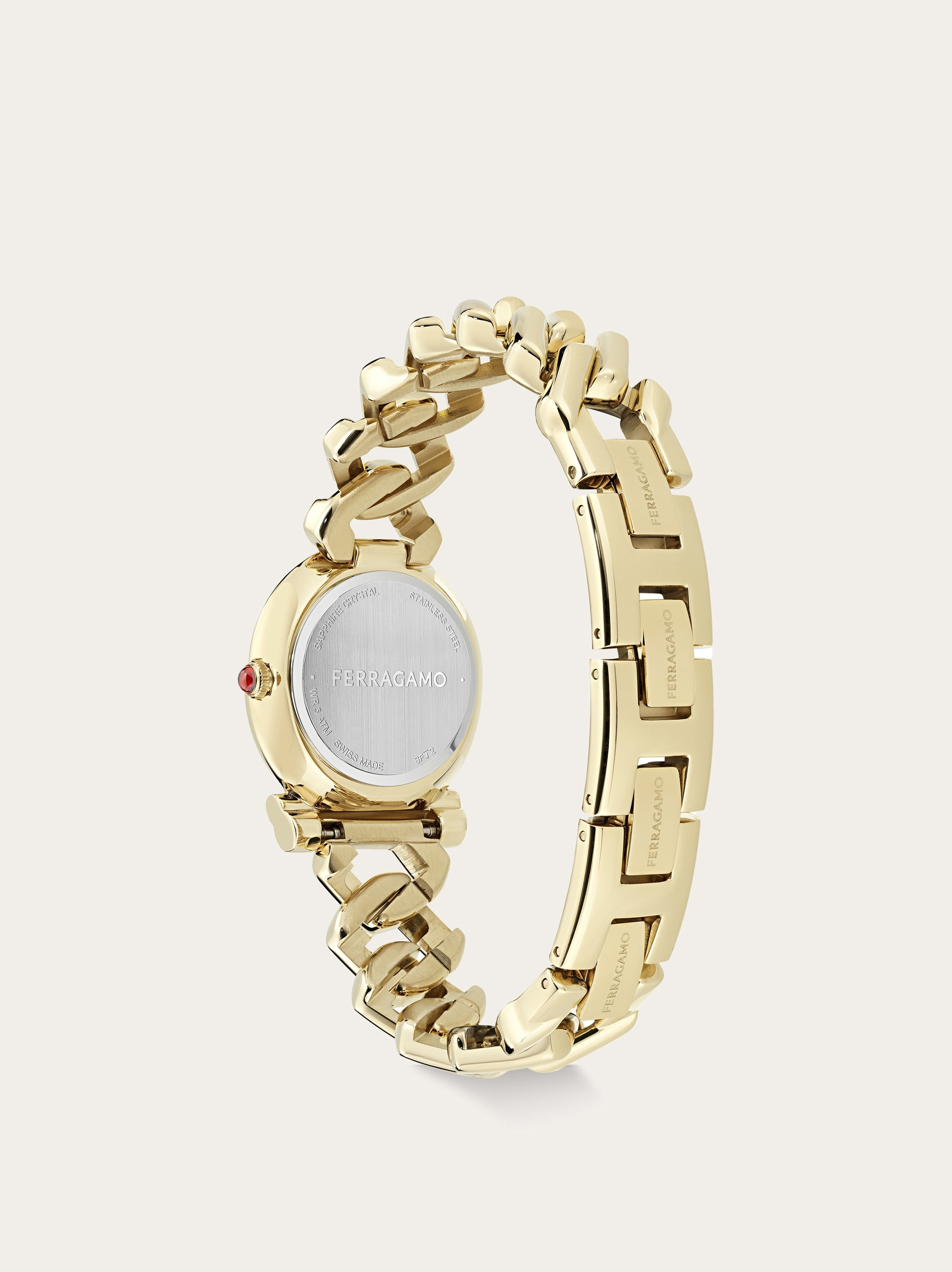 Gancini Twisted Chain Watch - 2