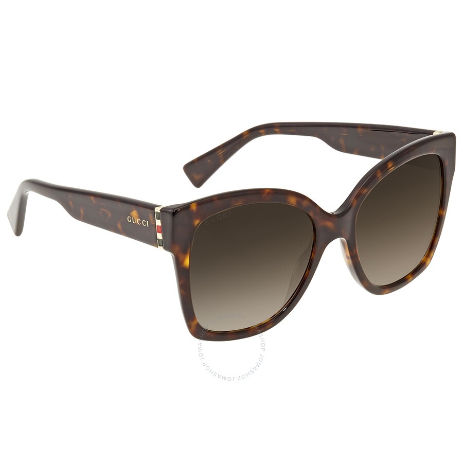 Gucci Brown Shaded Butterfly Ladies Sunglasses GG0459S 002 54 - 3