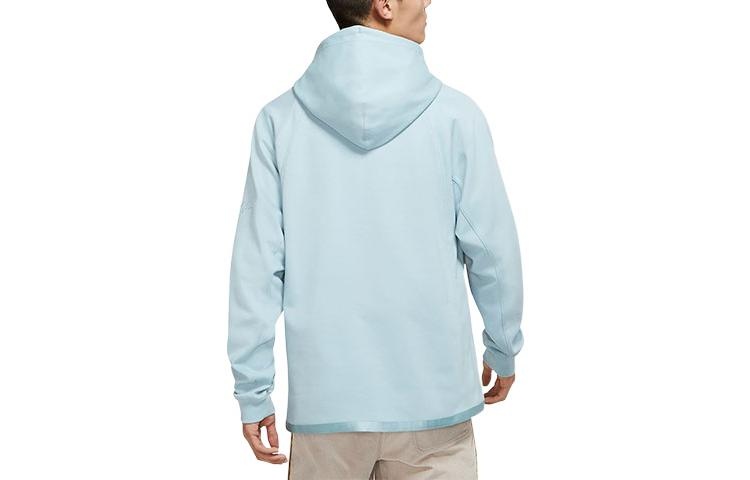 Air Jordan Solid Color Logo Hooded Jacket Blue DJ0885-366 - 2