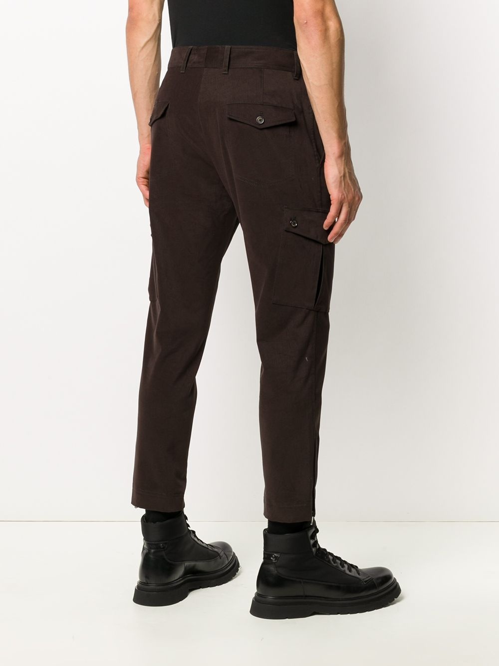 pocket-detailed trousers - 4