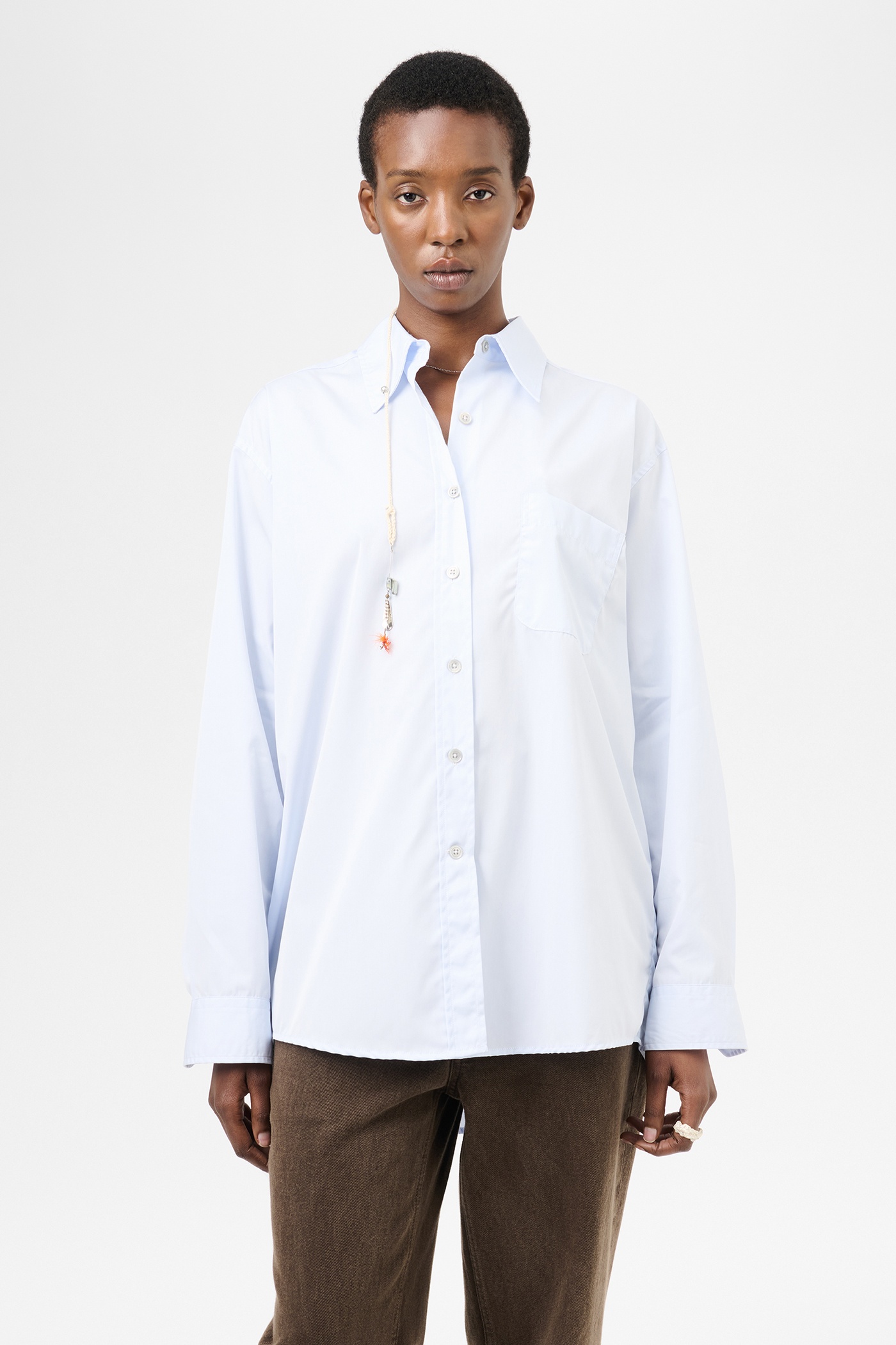 Favourite Shirt Dining Blue Poplin - 3
