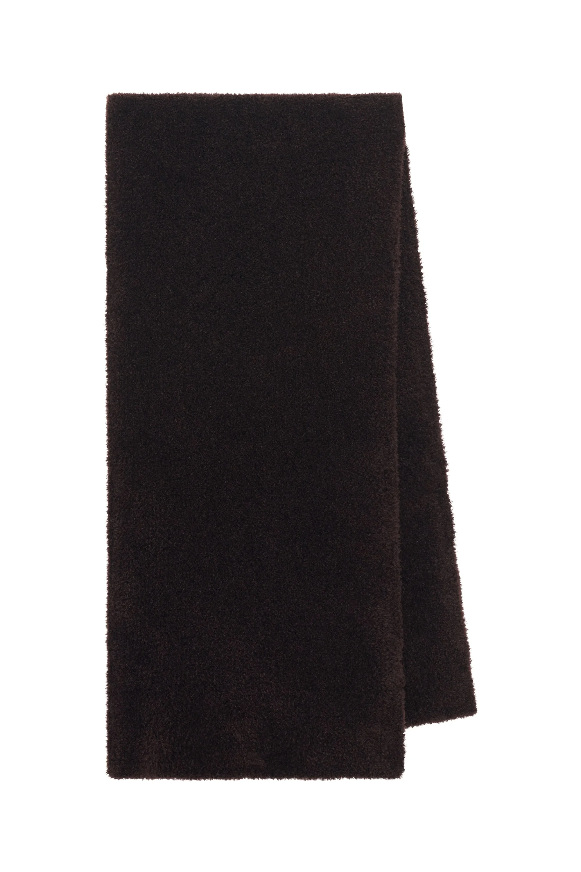 Eunoia Knit Scarf in Chocolate Silk - 1