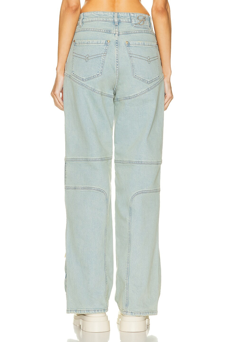 Wide Leg Biker Jean - 3