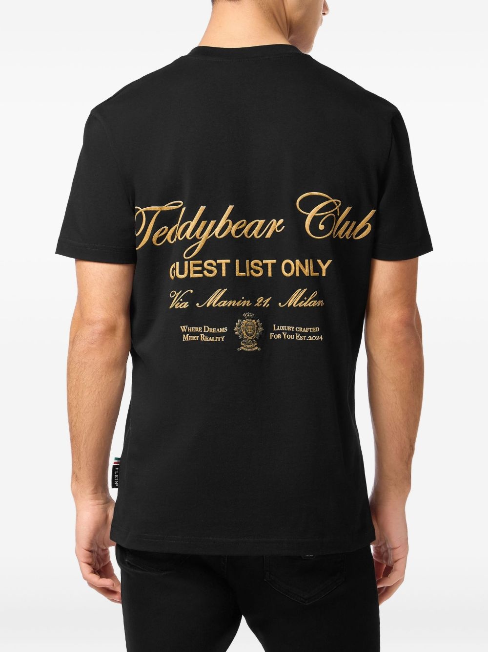 teddy bear-print T-shirt - 4