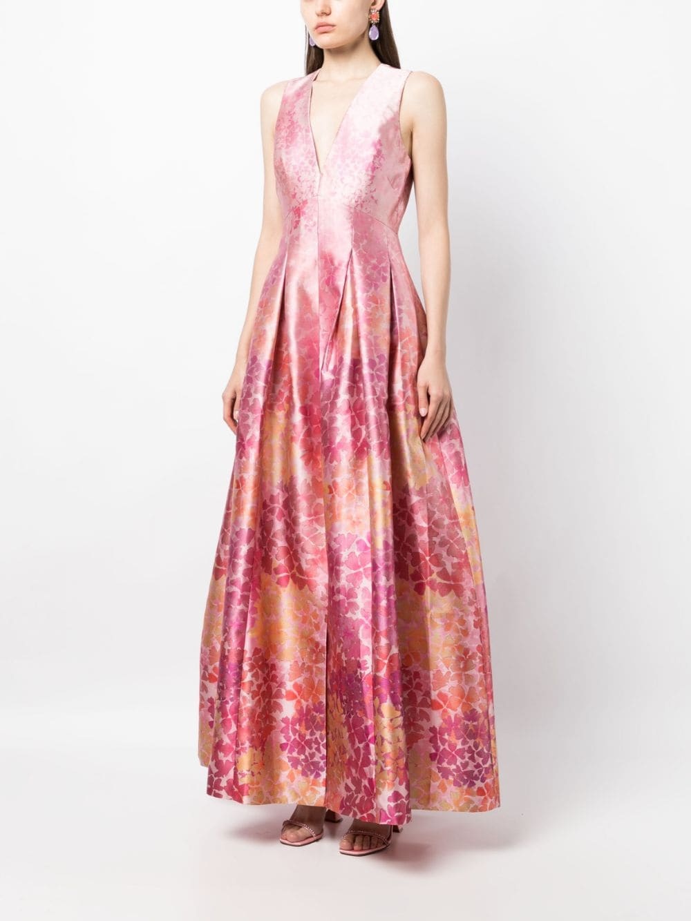 Brooke Gown abstract-print dress - 3