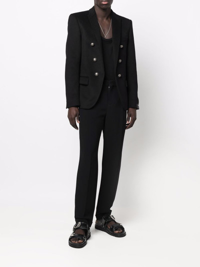 Balmain double-breasted effect blazer outlook