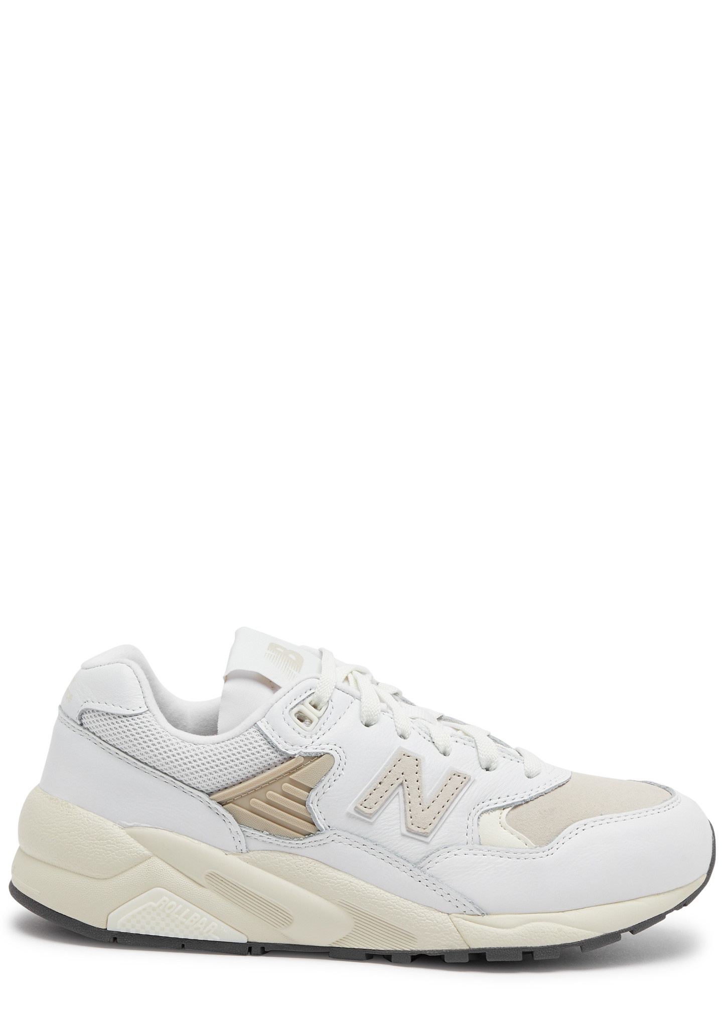 580 panelled leather sneakers - 1